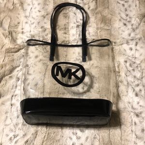 MK clear tote bag